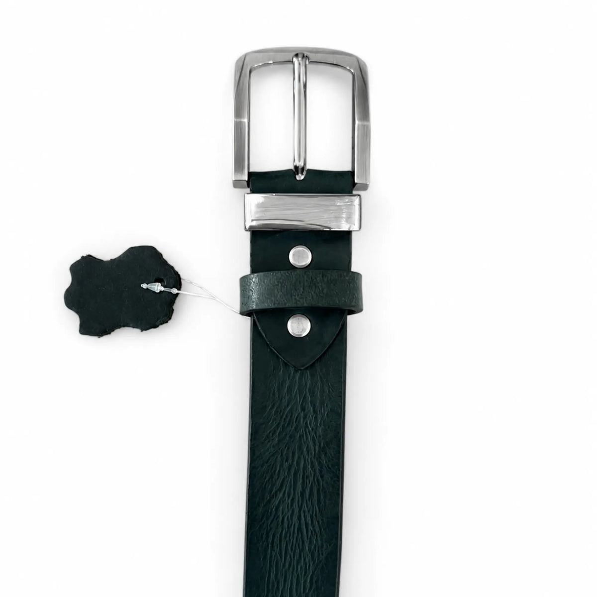 Men's Full-Grain, Pull-up Leather Casual Belt – 40mm, Green