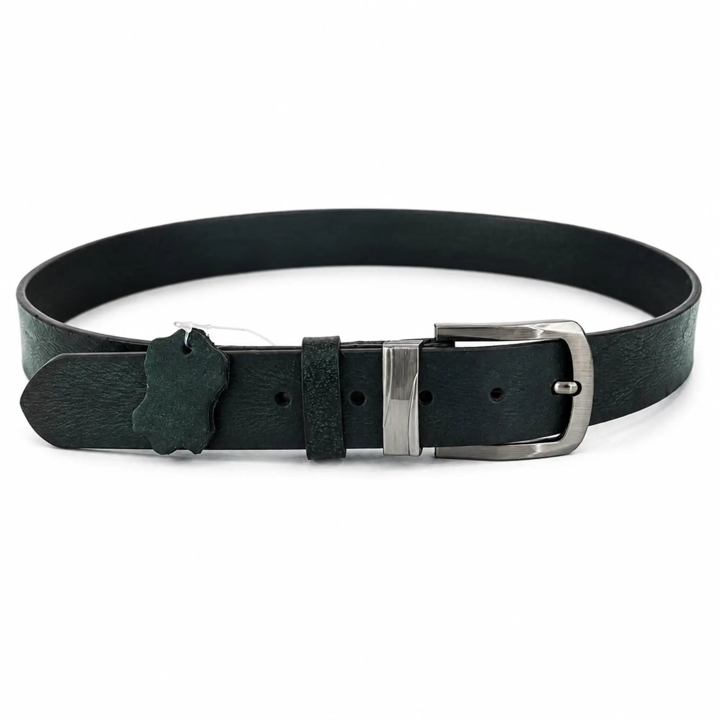 Men's Full-Grain, Pull-up Leather Casual Belt – 40mm, Green