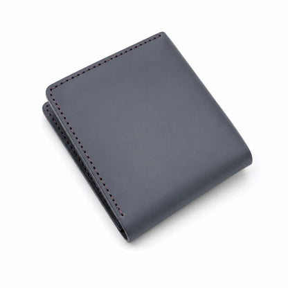 Men’s Leather Wallet, Minimalistic Bifold Design