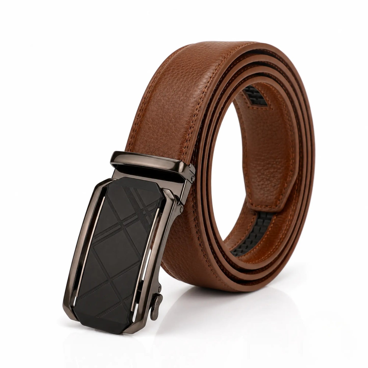 Genuine Leather Auto-Lock Belt