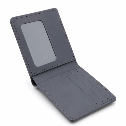 Men’s Leather Wallet, Minimalistic Bifold Design