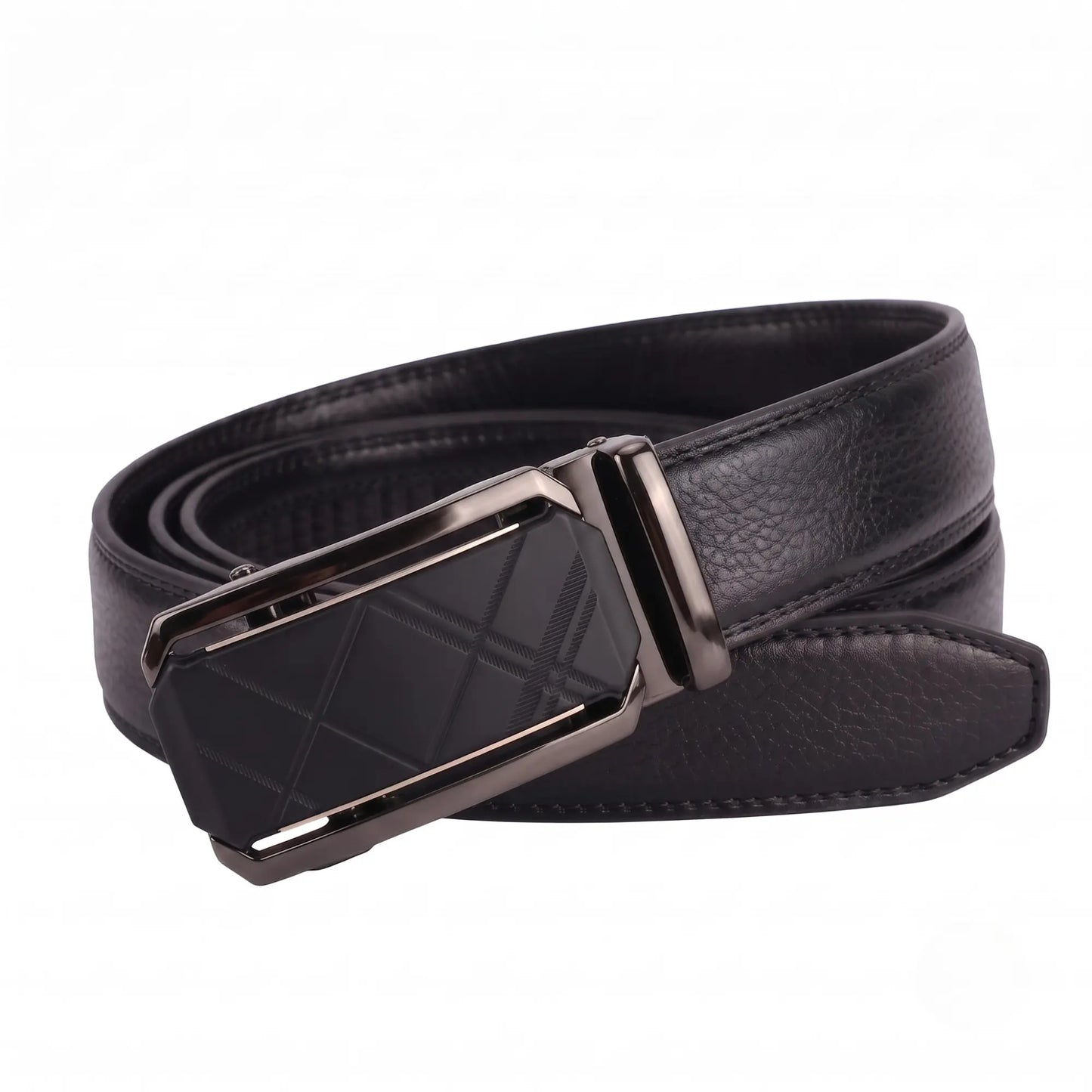 Genuine Leather Auto-Lock Belt