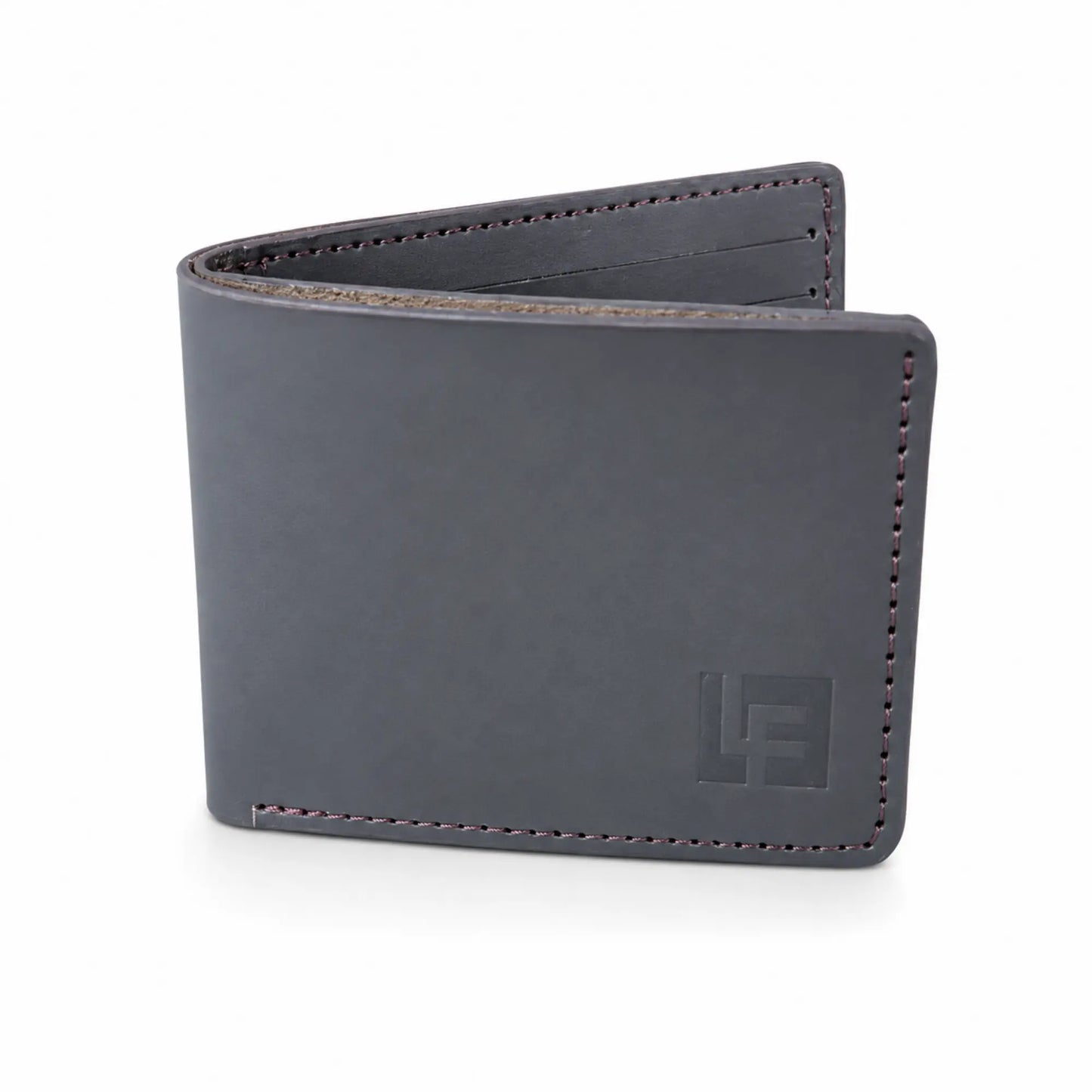 Men’s Leather Wallet, Minimalistic Bifold Design