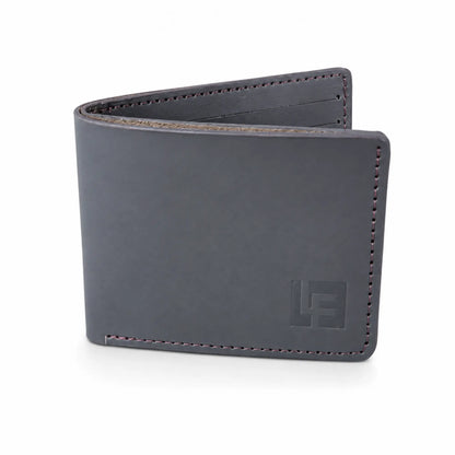 Men’s Leather Wallet, Minimalistic Bifold Design