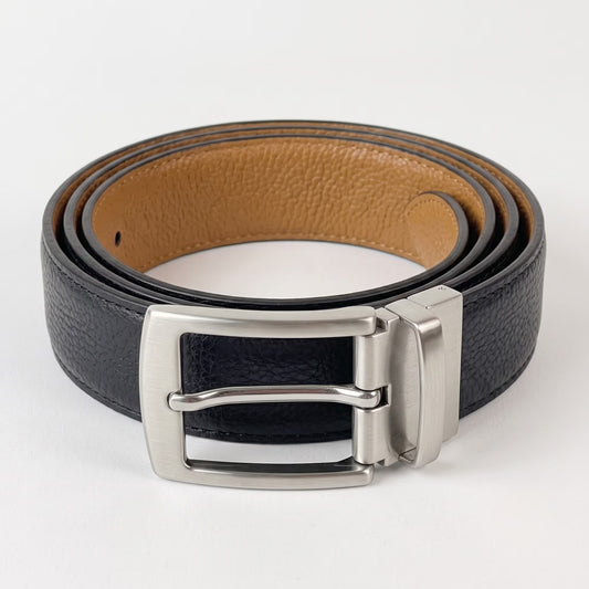 2 in 1 Reversible Leather Belt. Full Grain leather Belt