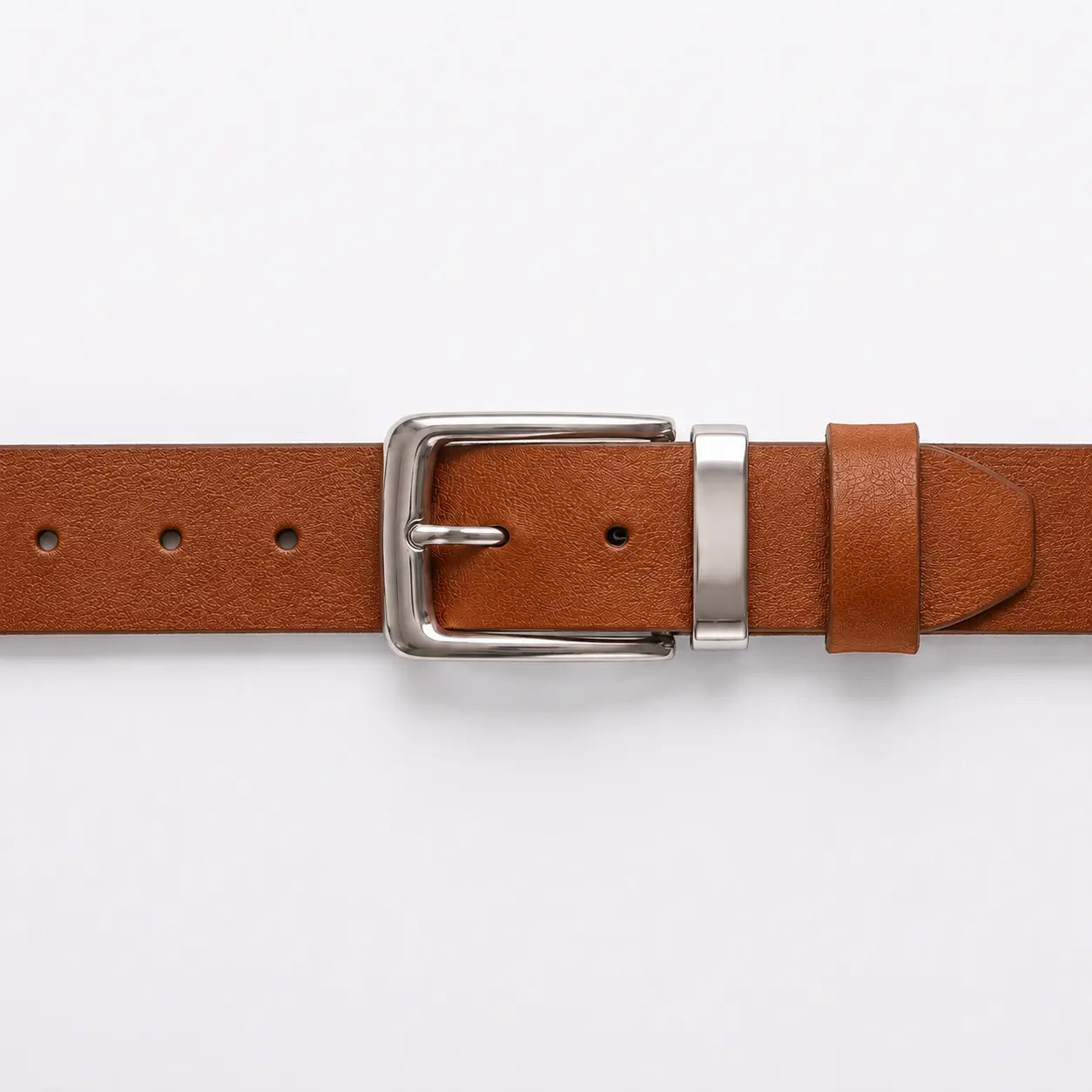 Men's Full-Grain Leather Casual Belt – 40mm, Tan