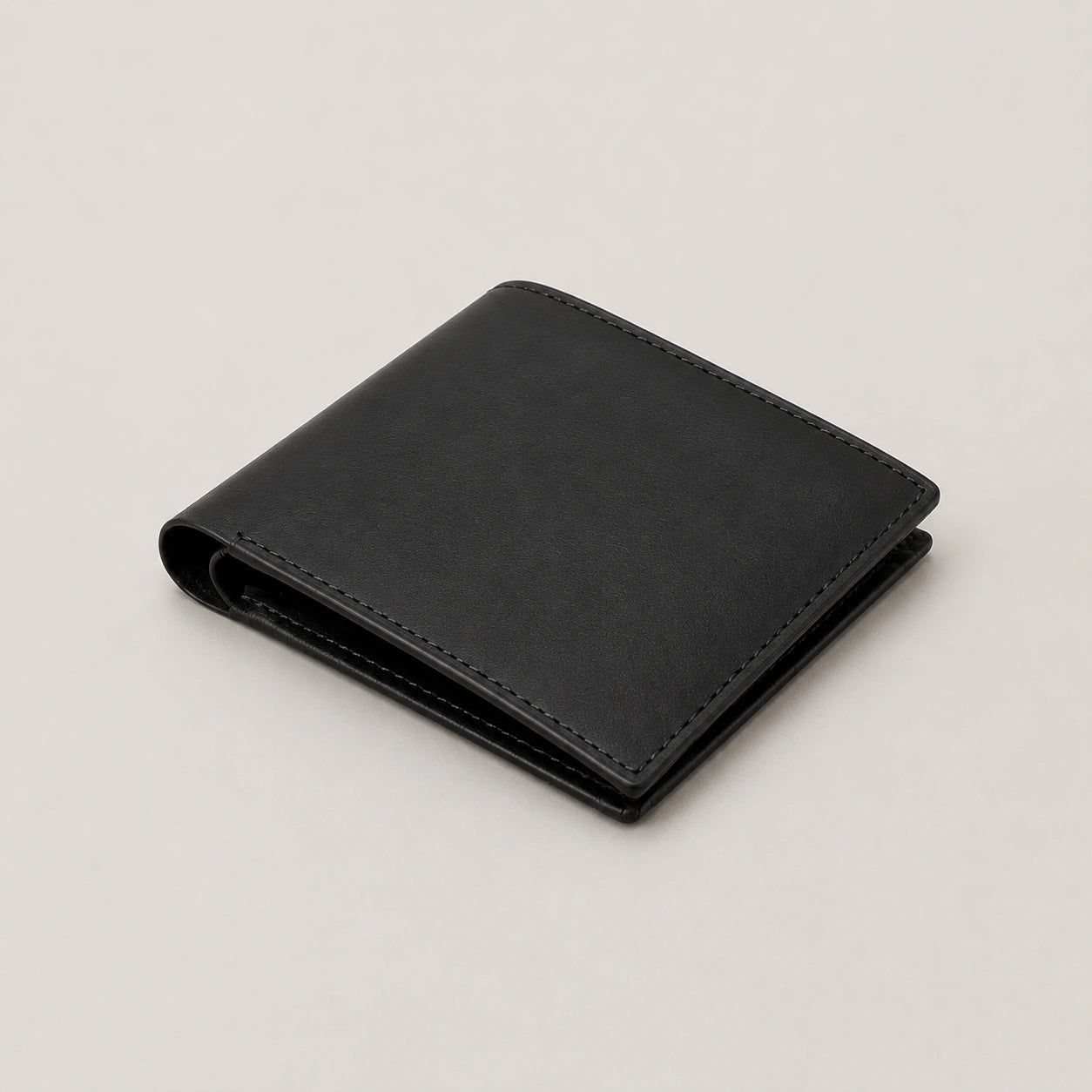 Genuine Leather Wallet for Men – Slim Bifold with ID Window | Black & Brown