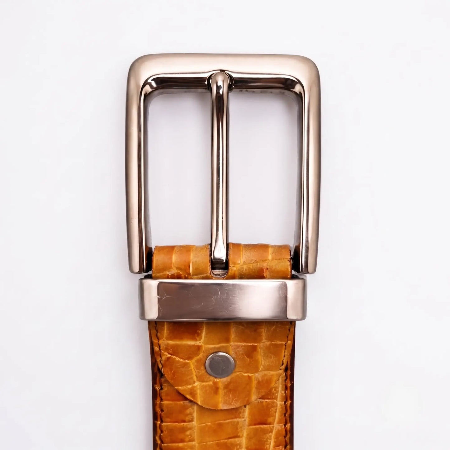 Premium Crocodile Texture Leather Belt – Genuine Leather | Leather Factor